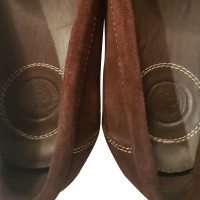 Bally Brown Suede Flats