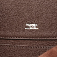 Hermès Rucksack aus Leder in Braun