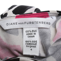 Diane Von Furstenberg Robe tricolore