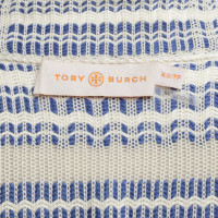 Tory Burch Kimono en bleu / crème