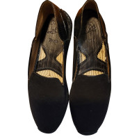 Christian Louboutin Slippers/Ballerinas Suede in Black
