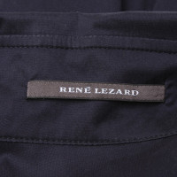 René Lezard Blouse in donkerblauw