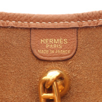 Hermès Vespa Leer in Bruin