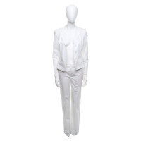 Strenesse Costume de pantalon en blanc