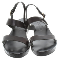 Ancient Greek Sandals Sandales en noir