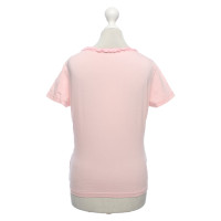 Miu Miu Oberteil aus Baumwolle in Rosa / Pink