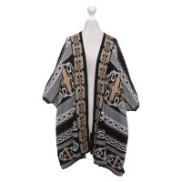 Hale Bob Knit cape with pattern