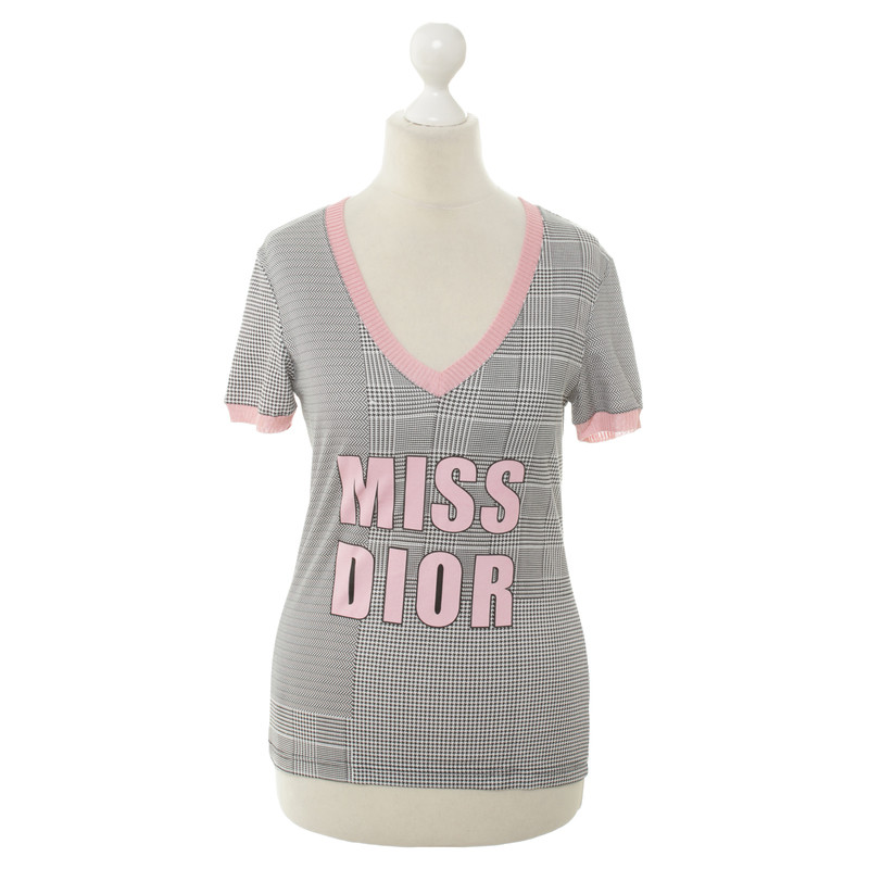 Christian Dior T-shirt con "Miss Dior" - stampa