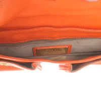 Dkny Handtasche aus Leder in Orange