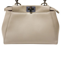 Fendi Peekaboo Bag en Cuir en Gris