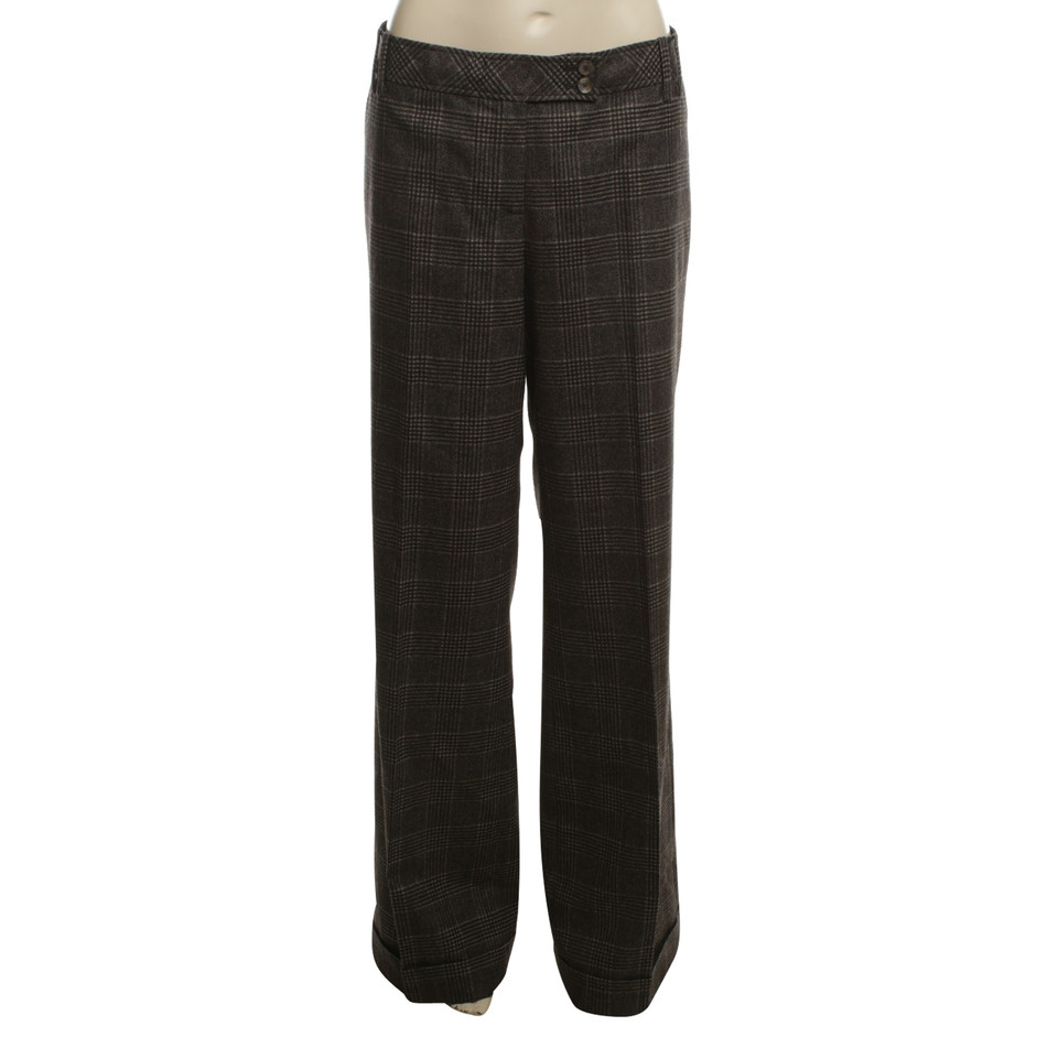 Marc Cain Marlene Trousers in Gray / Brown