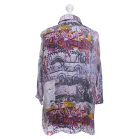 Patrizia Pepe Silk blouse with pattern