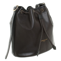 Longchamp Pouch bag in donkerbruin