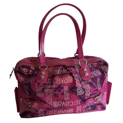 Just Cavalli Handbag Patent leather in Violet