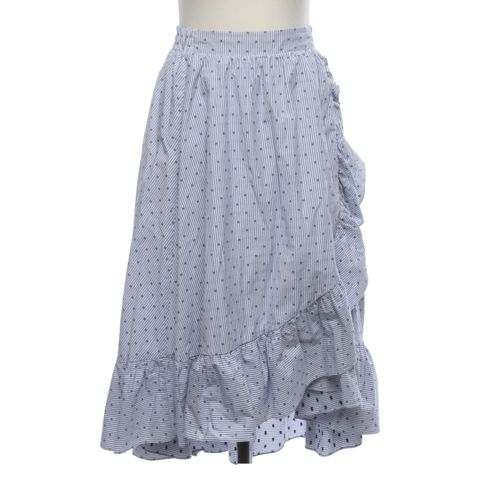 Maje Skirt Cotton in Blue