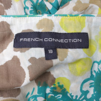 French Connection abito di cotone multi-colored