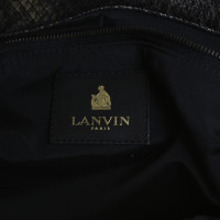 Lanvin Shoppers with reptile embossing