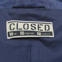 Closed Blazer in Lino in Blu