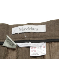 Max Mara Broeken Wol in Bruin
