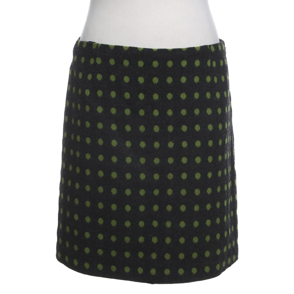 Hobbs skirt with dot pattern
