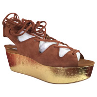 See By Chloé Wedges with gold metallic effect