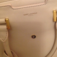 Saint Laurent Cabas Chyc Leather in Beige