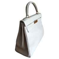 Hermès Kelly Bag 32 Leather in White