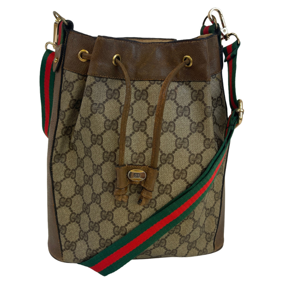 Gucci Bucket Bag en Toile en Marron
