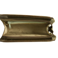 Ferre Pelle Croco Brown Bag clutch