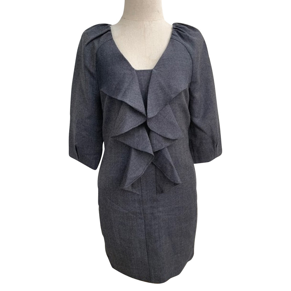 Designers Remix Kleid aus Wolle in Grau