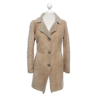 Arma Jacke/Mantel aus Leder in Beige