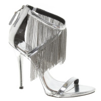 Brian Atwood Sandaletten in Silber