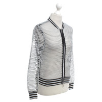 Marc Cain Mesh jacket made of net