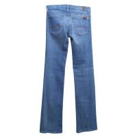7 For All Mankind Bootcut Jeans en bleu