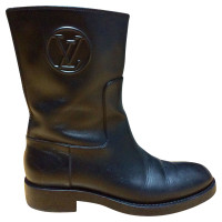 Louis Vuitton Bottines en Cuir en Noir