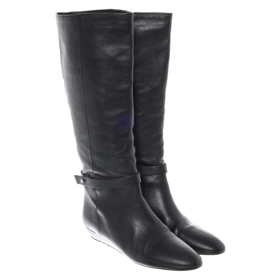 Loeffler Randall Boots Leather in Black