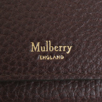 Mulberry Sac à main/Portefeuille en Cuir en Bordeaux