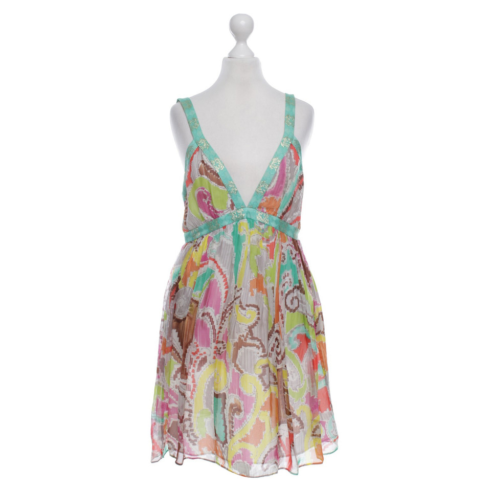 Milly Silk dress with pattern