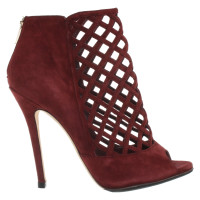 Jimmy Choo Pumps/Peeptoes Suède in Bordeaux