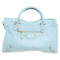 Balenciaga City Bag en Cuir en Bleu