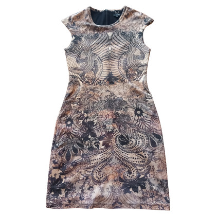 Alexander McQueen Kleid aus Baumwolle in Beige