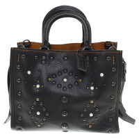 Coach Leather handbag in black
