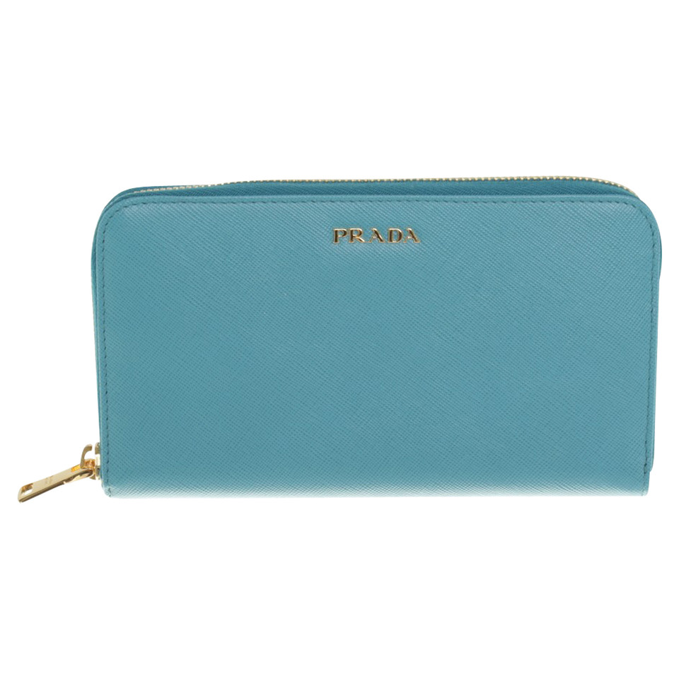 Prada Wallet in turquoise