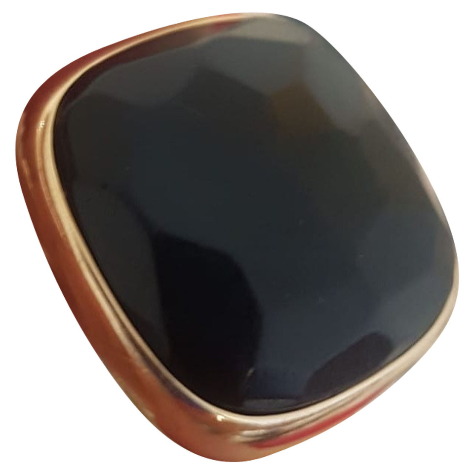 Pomellato Ring aus Rotgold in Schwarz
