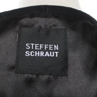 Steffen Schraut Gilet en cuir avec des clous