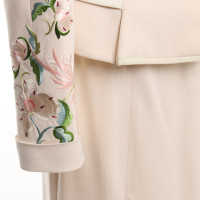 Christian Dior skirt suit in cream white
