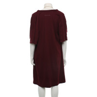 Mm6 By Maison Margiela Vestito oversize a Bordeaux