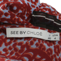See By Chloé Printbluse with fold details