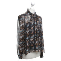 Diane Von Furstenberg Zijden blouse met patroon