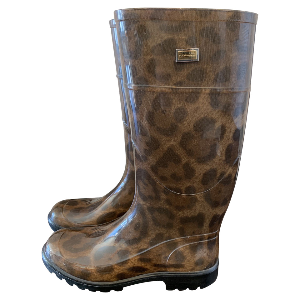 Dolce & Gabbana Stiefel in Braun